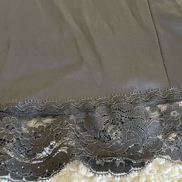 Vintage Wonder Maid Molded Magic Nylon Full Dress Lace Slip Black Size 40 - Picture 3 of 8